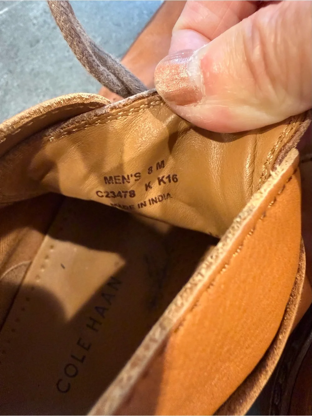 Cole Haan Classic Williams Welt Chukka Brown Leather British Tan Cognac